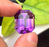 Octagon Cut Purple Color Amethyst Gemstone, Loose Gemstone, Amethyst Faceted Cut Stone for Jewelry Making, Gemstone Jewelry - 35.60 CT